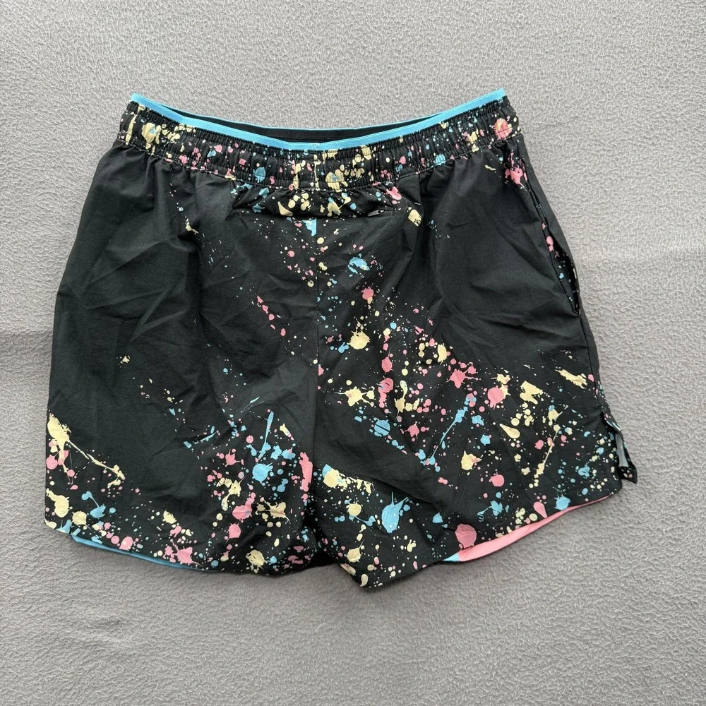 Chubbies Swim Trunks Mens Small Multicolor Paint Splatter 5.5 Inseam Lined